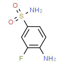 ChemSpider 2D Image | 4-Amino-3-fluorobenzenesulfonamide | C6H7FN2O2S