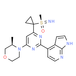 ChemSpider 2D Image | Ceralasertib | C20H24N6O2S