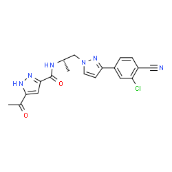 ChemSpider 2D Image | ORM-15341 | C19H17ClN6O2