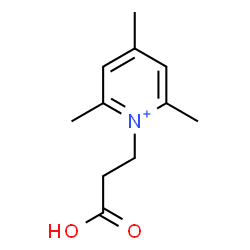 ChemSpider 2D Image | 1-(2-Carboxyethyl)-2,4,6-trimethylpyridinium | C11H16NO2