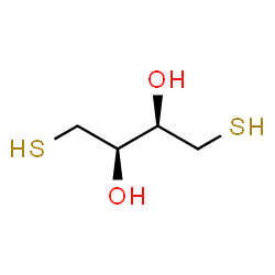 ChemSpider 2D Image | L-(−)-Dithiothreitol | C4H10O2S2