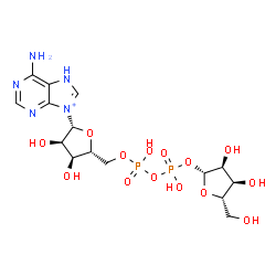 ChemSpider 2D Image | Adenosine diphosphate ribose | C15H24N5O14P2
