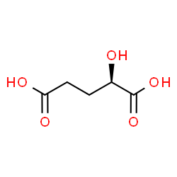 ChemSpider 2D Image | D-2-Hydroxyglutaric acid | C5H8O5