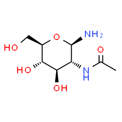 ChemSpider 2D Image | N-acetyl-beta-D-glucosaminylamine | C8H16N2O5