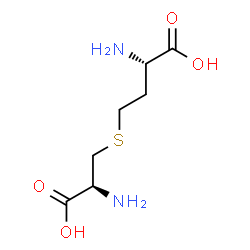 ChemSpider 2D Image | S-[(2S)-2-Amino-2-carboxyethyl]-L-homocysteine | C7H14N2O4S