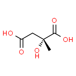 ChemSpider 2D Image | (-)-(R)-citramalic acid | C5H8O5