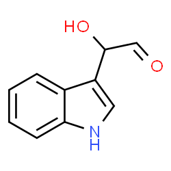 ChemSpider 2D Image | 3-indoleglycolaldehyde | C10H9NO2
