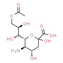 ChemSpider 2D Image | 9-O-acetylneuraminic acid | C11H19NO9