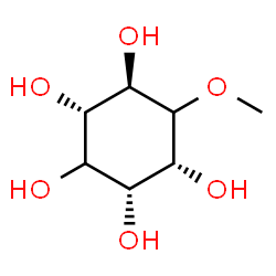 ChemSpider 2D Image | (1R,2R,4S,5R)-6-Methoxy-1,2,3,4,5-cyclohexanepentol | C7H14O6