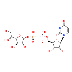 ChemSpider 2D Image | UDP-alpha-D-galactofuranose | C15H24N2O17P2