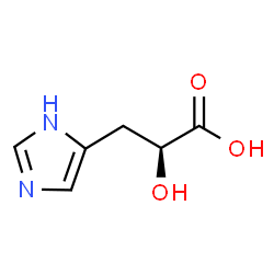 ChemSpider 2D Image | Imidazolelactate | C6H8N2O3