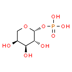 ChemSpider 2D Image | beta-L-arabinose 1-phosphate | C5H11O8P