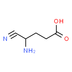 ChemSpider 2D Image | 4-Amino-4-cyanobutanoic acid | C5H8N2O2