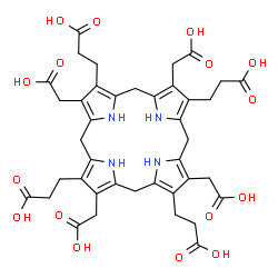 ChemSpider 2D Image | Uroporphyrinogen I | C40H44N4O16