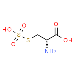 ChemSpider 2D Image | 3-(Sulfosulfanyl)-D-alanine | C3H7NO5S2