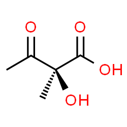 ChemSpider 2D Image | (2S)-2-Hydroxy-2-methyl-3-oxobutanoic acid | C5H8O4