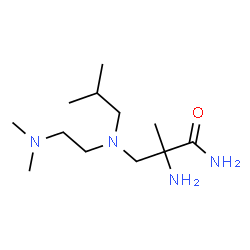 ChemSpider 2D Image | 2-Amino-3-{[2-(dimethylamino)ethyl](isobutyl)amino}-2-methylpropanamide | C12H28N4O