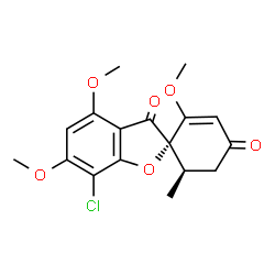 ChemSpider 2D Image | Griseofulvin | C17H17ClO6