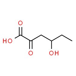 ChemSpider 2D Image | 4-Hydroxy-2-oxohexanoic acid | C6H10O4