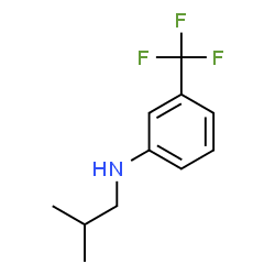 ChemSpider 2D Image | N-Isobutyl-3-(trifluoromethyl)aniline | C11H14F3N