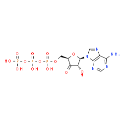 ChemSpider 2D Image | 3'-dehydro-ATP | C10H14N5O13P3