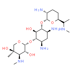 ChemSpider 2D Image | gentamycin C1 | C21H43N5O7