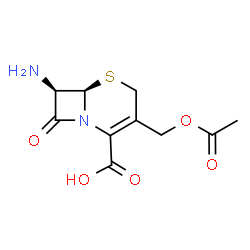 ChemSpider 2D Image | 7-ACA | C10H12N2O5S