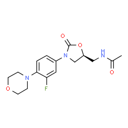 ChemSpider 2D Image | Linezolid | C16H20FN3O4