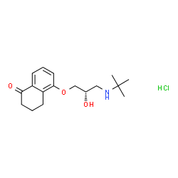 ChemSpider 2D Image | Levobunolol hydrochloride | C17H26ClNO3