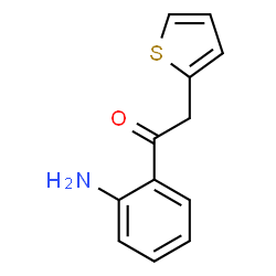 ChemSpider 2D Image | 1-(2-Aminophenyl)-2-(2-thienyl)ethanone | C12H11NOS