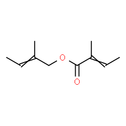 ChemSpider 2D Image | 2-Methyl-2-buten-1-yl 2-methyl-2-butenoate | C10H16O2