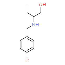 ChemSpider 2D Image | 2-[(4-Bromobenzyl)amino]-1-butanol | C11H16BrNO
