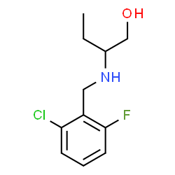 ChemSpider 2D Image | 2-[(2-Chloro-6-fluorobenzyl)amino]-1-butanol | C11H15ClFNO