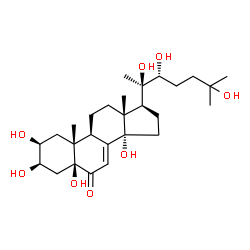 ChemSpider 2D Image | polypodine B | C27H44O8