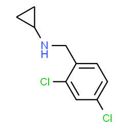 ChemSpider 2D Image | N-(2,4-Dichlorobenzyl)cyclopropanamine | C10H11Cl2N