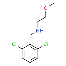 ChemSpider 2D Image | N-(2,6-Dichlorobenzyl)-2-methoxyethanamine | C10H13Cl2NO