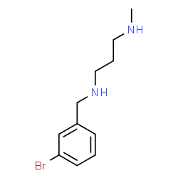 ChemSpider 2D Image | N-(3-Bromobenzyl)-N'-methyl-1,3-propanediamine | C11H17BrN2