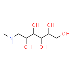 ChemSpider 2D Image | 1-Deoxy-1-(methylamino)hexitol | C7H17NO5