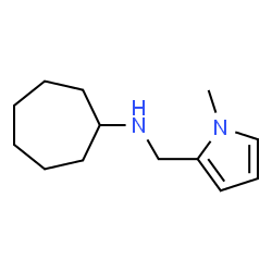 ChemSpider 2D Image | Cycloheptyl-(1-methyl-1H-pyrrol-2-ylmethyl)-amine | C13H22N2