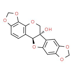 ChemSpider 2D Image | (-)-Acanthocarpan | C17H12O7