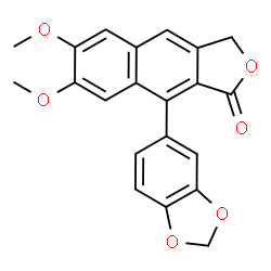ChemSpider 2D Image | justicidin B | C21H16O6