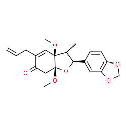 ChemSpider 2D Image | Kadsurin A | C21H24O6