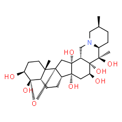ChemSpider 2D Image | Veracevine | C27H43NO8