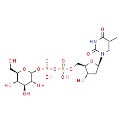 ChemSpider 2D Image | dTDP-alpha-D-glucose | C16H26N2O16P2