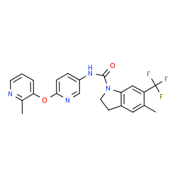 ChemSpider 2D Image | SB-243213 | C22H19F3N4O2