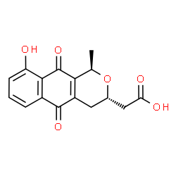 ChemSpider 2D Image | Dihydrokalafungin | C16H14O6