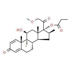 ChemSpider 2D Image | Amelometasone | C26H35FO6