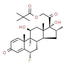 ChemSpider 2D Image | Losalen | C27H36F2O6