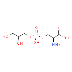 ChemSpider 2D Image | sn-glycero-3-phosphoserine | C6H14NO8P