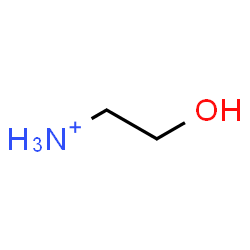 ChemSpider 2D Image | 2-Hydroxyethanaminium | C2H8NO